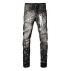 2025 New Purple Brand Men s Personality Fashion Slim Fit Jeans   