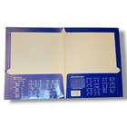 Vintage 80s 90s Mean Jeans Folder Denim Graphic Trapper Keeper Style Binder