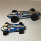 Vintage Tin Litho Indy Race Cars  16 7    Stp Car  58 Champion Racer 4    Vg Cond  