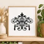 Floral Ornate Large Reusable Wall Stencil For Painting Diy Home Decor Template
