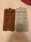 Lot Of 15 Silicone Molds For Candy Making Baking Supplies Cake Decorating Molds