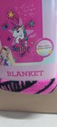 Jojo Siwa Unicorn Shine 62  x90   Plush Blanket Factory Sealed Nickelodeon