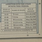 1886 Map- West United States W admission Dates   Territory Growth 14   x11   
