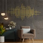 Modern Luxury Style Metal Wall Art  Abstract Metal Wall Sculpture  Unique Decor