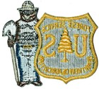 Official Usfs Shield   Smokey Bear Embroidered Iron-on Wildland Gift Patch - New