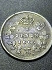 Canada 1885 Silver 5 Cents
