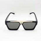 Louis Vuitton Z1502w Evidence Sunglasses Black Square Frame 60-14-145
