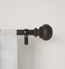 Umbra Curtain Rod 36  - 72  Banner Knob 1 In Adjustable - Bronze