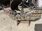 Handmade Wooden Sailing Ship Model     Stand Signed Allan H W Pearson 1928