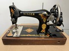 Antique Singer 128 Sewing Machine Hand Crank