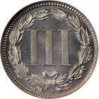 1882 Three  3  Cent Nickel Proof Ngc Pf66 Cameo Blazing Gem Strong Strike