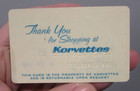 Vintage Korvettes Department Store Charge Credit Card Ny