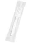 Individually Wrapped Plastic Forks  heavy Duty  1000 Per Case White black