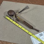 Authentic Navajo Handcrafted Traditional Rattle Rawhide Leather Feathers Coa