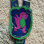 Toddlers Vintage Barney Suspenders 