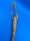 Vintage Braided Leather Quirt Western Cowboy Vaquero 34  Whip