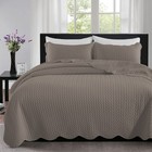 Reversible Quilt Bedspread Set Lightweight Soft Summer Bedding Throw Queen King