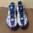 Adidas Adizero Electric Football Cleats Men   s Size 11 Royal Blue white New Other