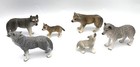 Schleich Grey Wolf Family Animal Figures Retired 14626 14249 14606 14605 