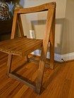 Vtg Mcm Trieste Slatted Folding Chair Likely Aldo Jacober For Alberto Bazzani  