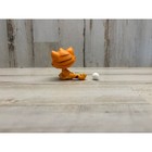 Rare Littlest Pet Shop Lps - Authentic Orange Striped Tiger Kitty Cat Euc