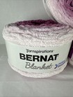 New Bernat Perfect Phasing Blanket Fuchsia Yarn Super Soft Price Per Cake