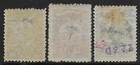 Albania Stamps 1913 Yv 3 5 7 Mlh Vf