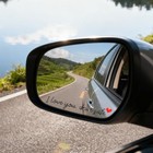 I Love You Drive Safe Mirror Sticker - 6 Packs Cute Car Stickers Gift For 