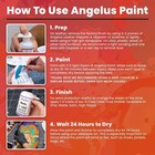Angelus Brand White Acrylic Leather Paint In 4oz