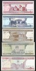 Afghanistan 5 Pcs Unc Set  1 2 5 10 20 Afghanis 2002  P 64a 65a 66a 67a 68a
