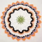 26 Cm  10 2 Inch  Halloween  Autumn  Round  Hand Crochet Doily  Ogrc30   870