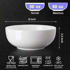 60 Oz Large Soup Bowl  Pho Bowls  Large Ramen Bowl Set Of 3  8 In Off White