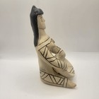 Estate Clay Terracotta Pottery Folk Art Sculpture Native Tribal Figure Statue