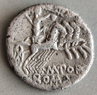 Roman Republic Denarius  Silver Coin