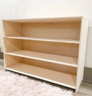Montessori Toy Shelf - Wooden Furniture Playroom Toyshelf - 36   3-shelves