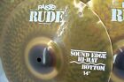Paiste Rude 5 Piece Cymbal Set new With Warranty rare Sizes  model   112bs17