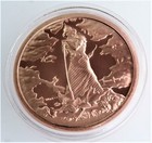 Frank Frazetta Death Dealer Copper 2 Oz  Advp In Capsule