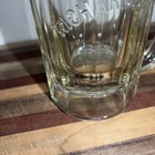 Richardson   s Vintage Root Beer Glass Mug Clear Glass Heavy Great Shape  