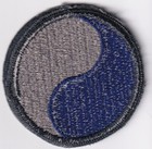 29th Infantry Division Patch Og57 Border Cut Edge Old Vietnam Era Us Army