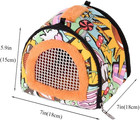 Hamster Carrier Bag Small Animal Outgoing Travel Pouch Pet Backpack Carrying Bag