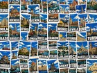 10 Random Europe City Stickers  Vintage Travel Decals  Paris Rome Venice