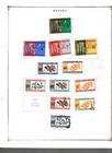 Collection   Rwanda Part A Scott Album Page  1962 1970  Cat  89 Mint   Used