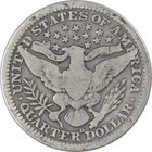 1914 D Barber Quarter Ag About Good 90  Silver 25c Us Type Coin Collectible
