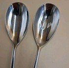 Pair Of Wedgewood Quantum Pattern 18 10 Stainless Serving Spoons 9 