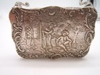 Antique 800 Silver Elaborately Decorated Miniature Table