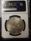 Canada 1939 Silver 1 Dollar  Ngc Ms-63  Attractive Toning  Only 85 Graded Higer