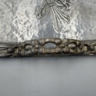 Vintage Hammered Aluminum Tray  408 Tulip By Rodney Kent Hand Wrought 16 x 11 5 