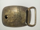 Vintage Captain Black Pipe Tobacco Belt Buckle Solid Brass Usa