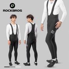 Rockbros Bicycle Pants Winter Warm Breathable Shock Absorbtion Cycling Tights 