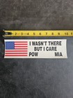 Vintage Veitnam War Era  i Wasn t There But I Care Pow Mia Usa Bumper Sticker 